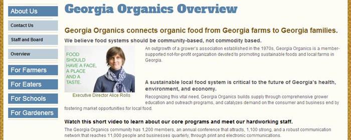 Georgia Organics blog