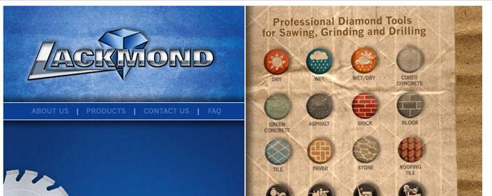Lackmond power tools website homepage