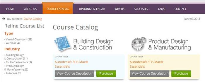 Live Labs class listing