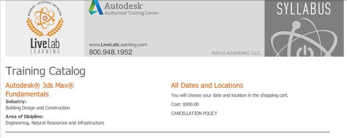 Live Labs calendar view