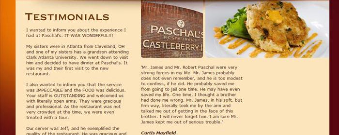 Paschal's history page