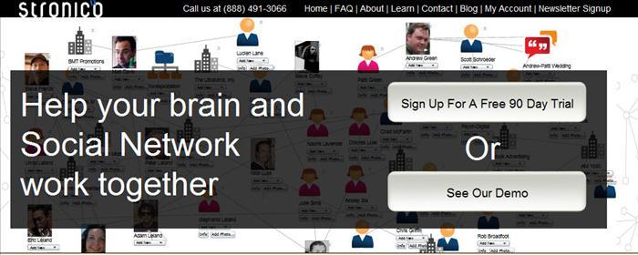 Stronico contact management dashboard