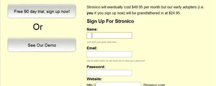 Stronico network visualization